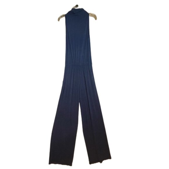 Max Studio Sleeveless Cowl Neck Jumpsuit M  stretchy knit comfy - Picture 4 of 10